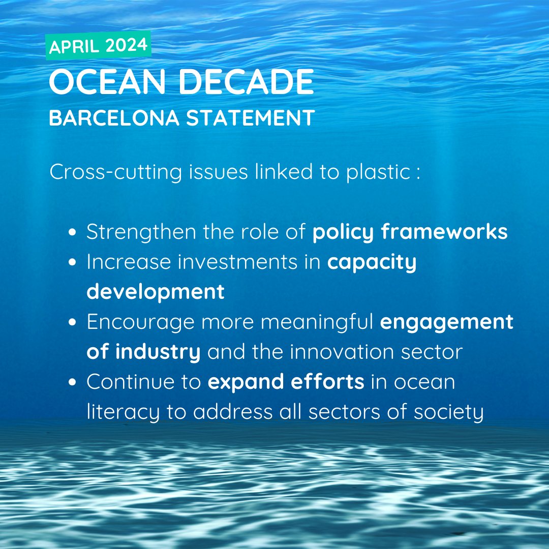 [Ocean Decade]

💭 You may have heard of UN Ocean Decade a few weeks ago, but do you really know what it's all about ?

The 12th of April 2024, over 1,500 in-person participants and thousands of virtual participants gathered for the 2024 #OceanDecadeConference

➡ Discover more