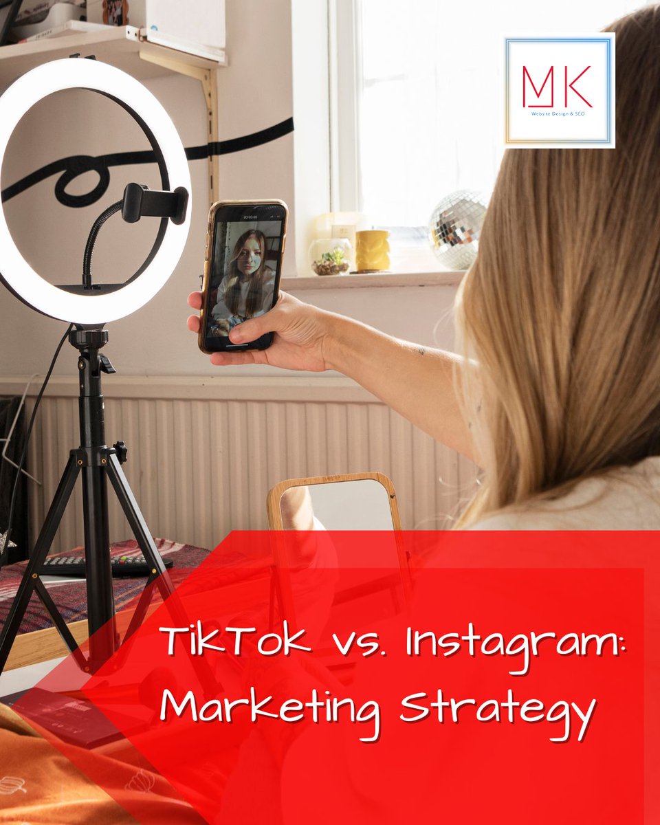 📱 TikTok vs. Instagram: Which platform suits your marketing strategy best? 🤔 mkmarketingservices.com/tiktok-vs-inst… #TikTokVsInstagram #MarketingStrategy #SocialMediaMarketing #DigitalMarketing #ChooseWisely
