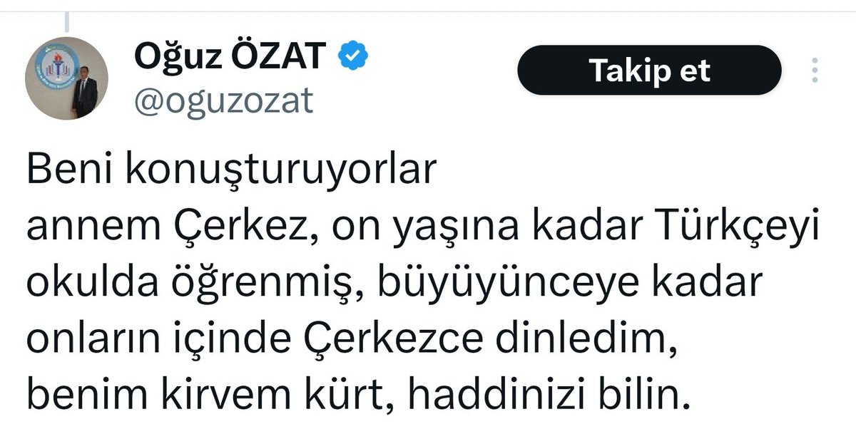 Bu rehber öğretmen sendikasına dikkat edin arkadaşlar. Üye toplamak için tüm tuşlara basıyorlar; bazen HDP'ye baş sağlığı dileyip, bazen Ülkücü, bazen Marksist, bazen Çerkez, en önemlisi de bazen Yezîdi/Ezîdi oluyorlar. En son PKK'nın spordaki uzantısını desteklediler. Aman ha!