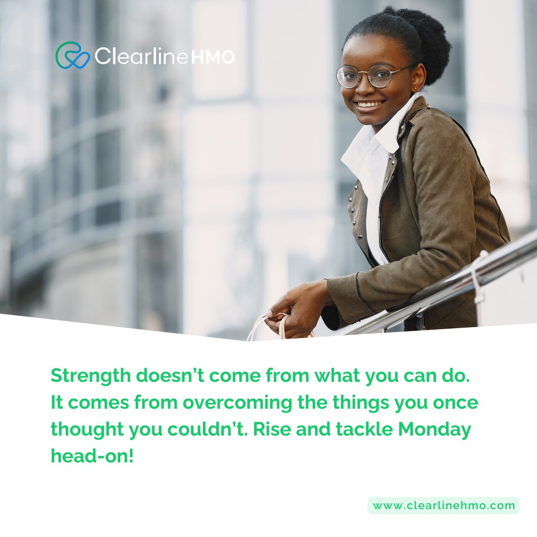 💪✨ Rise up and take on Monday with determination! Remember, it's facing challenges that makes us stronger. Let's start this week by pushing boundaries and unlocking our full potential! #MondayMotivation #monday #Clearlinehmo
