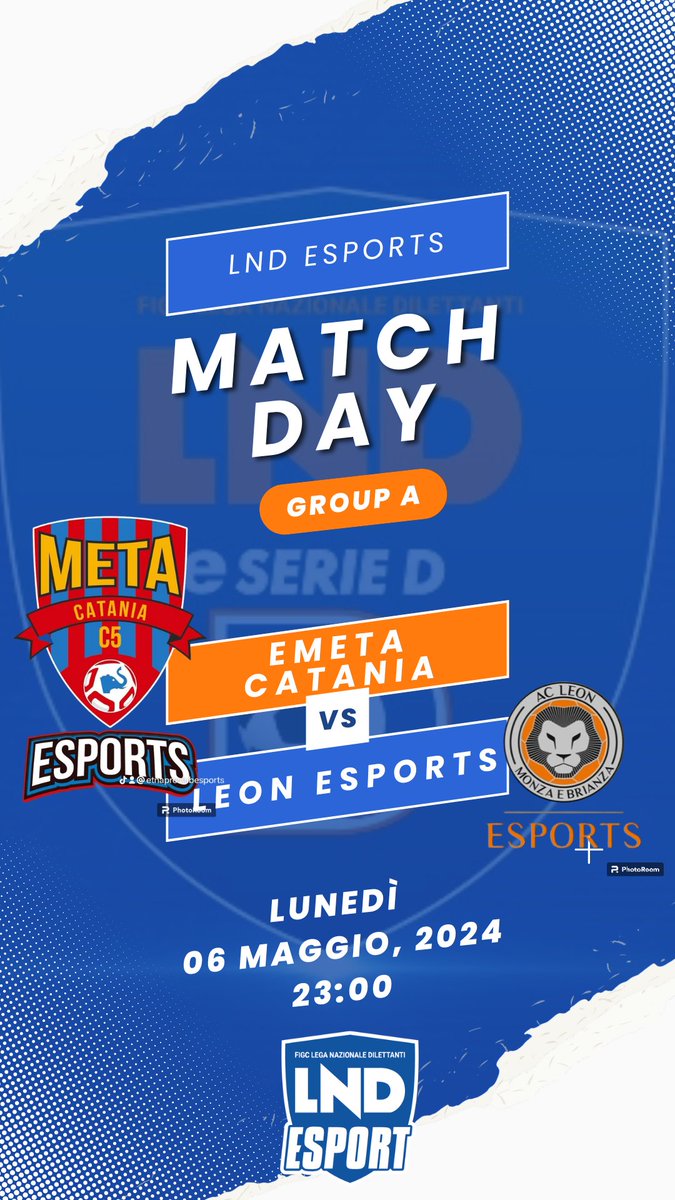 ETNA eSports (@etnaesports) on Twitter photo Stasera ultima partita di <a href="/LNDEsport1/">LND Esport</a> fase 2. I ragazzi della <a href="/eMetaCatania/">eMeta Catania</a> si scontreranno con quelli dei <a href="/LeoneSports2/">LeoneSports</a>. La matematica condanna gli Etnei che ad ogni modo sono pronti a vendere cara la pelle! Seguiteci in live su Twitch #eMetaCataniaEsports #GOeMeta โฅ๏ธ๐ฉต๐๐ Stasera ultima partita di <a href="/LNDEsport1/">LND Esport</a> fase 2. I ragazzi della <a href="/eMetaCatania/">eMeta Catania</a> si scontreranno con quelli dei <a href="/LeoneSports2/">LeoneSports</a>. La matematica condanna gli Etnei che ad ogni modo sono pronti a vendere cara la pelle! Seguiteci in live su Twitch #eMetaCataniaEsports #GOeMeta โฅ๏ธ๐ฉต๐๐