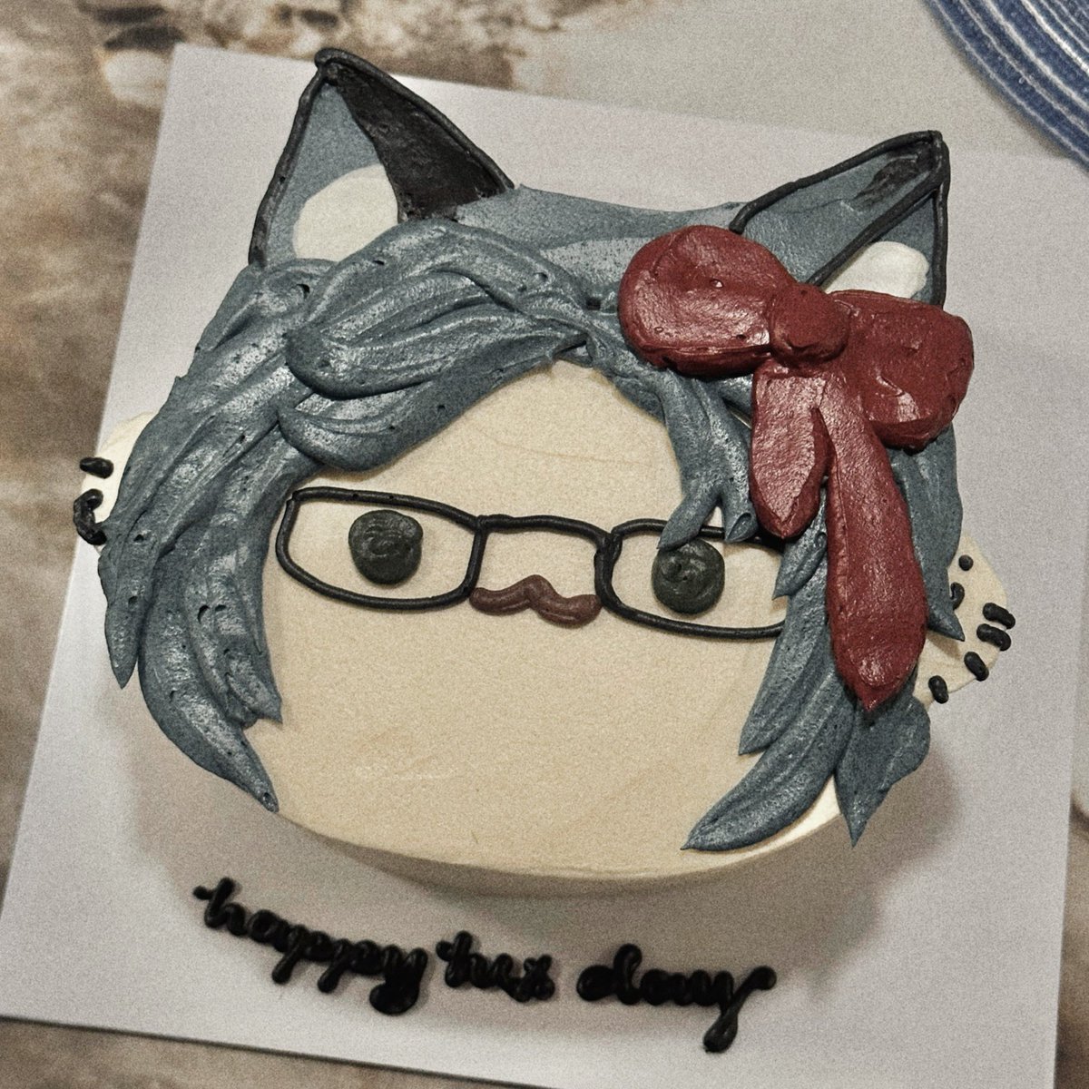 the long-awaited day is here—we can finally eat chibi hexy !!! hbd lil guy :3 #HexCakedUp #HexHaywire