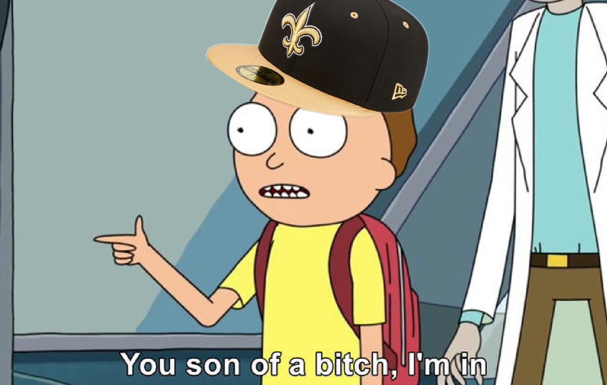 Me: The Saints can’t do anything to get me excited for next season.

Saints: But look at the draft we just had!

Me: