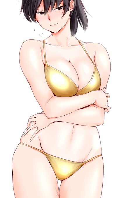 金ビキニ着てくれる塚原先輩らくがき。GWお疲れさまでした。 