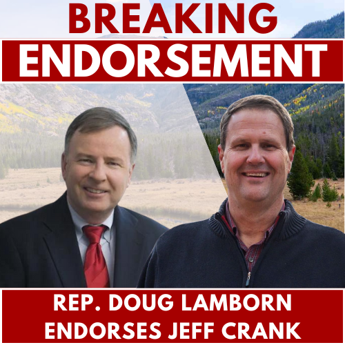We were primary foes 18 years ago, but Congressman Doug Lamborn and I became friends and joined forces to support our community. He's been a true conservative and I'm proud to have his endorsement to succeed him in Congress.  Thanks for your service to our community, Congressman.