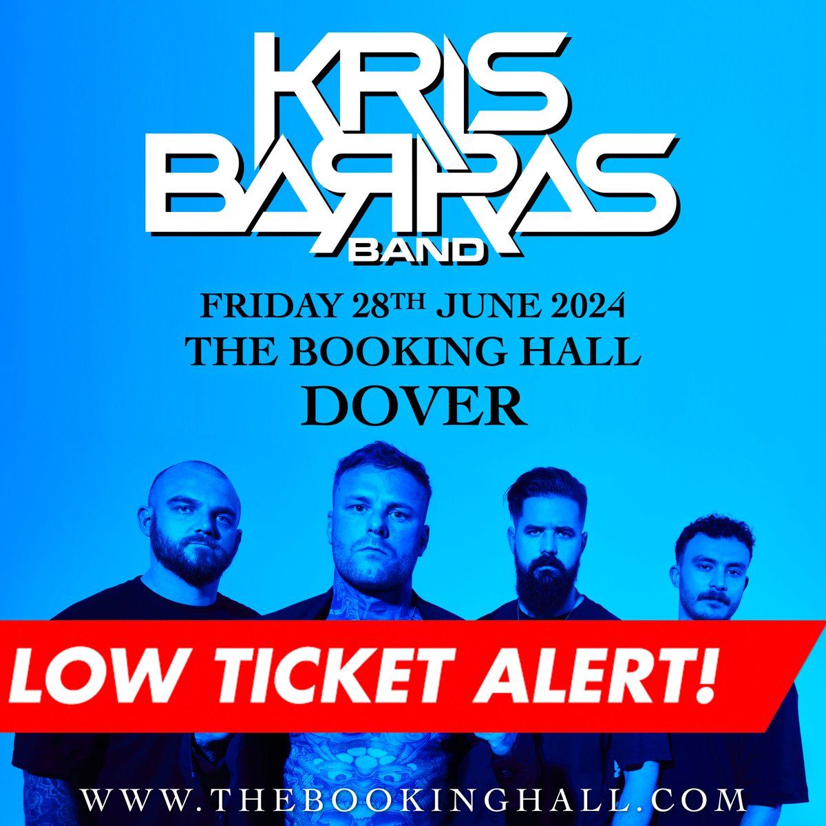 HURRY! Tickets have flown out for @KrisBarrasBand Get yours before they're gone!
