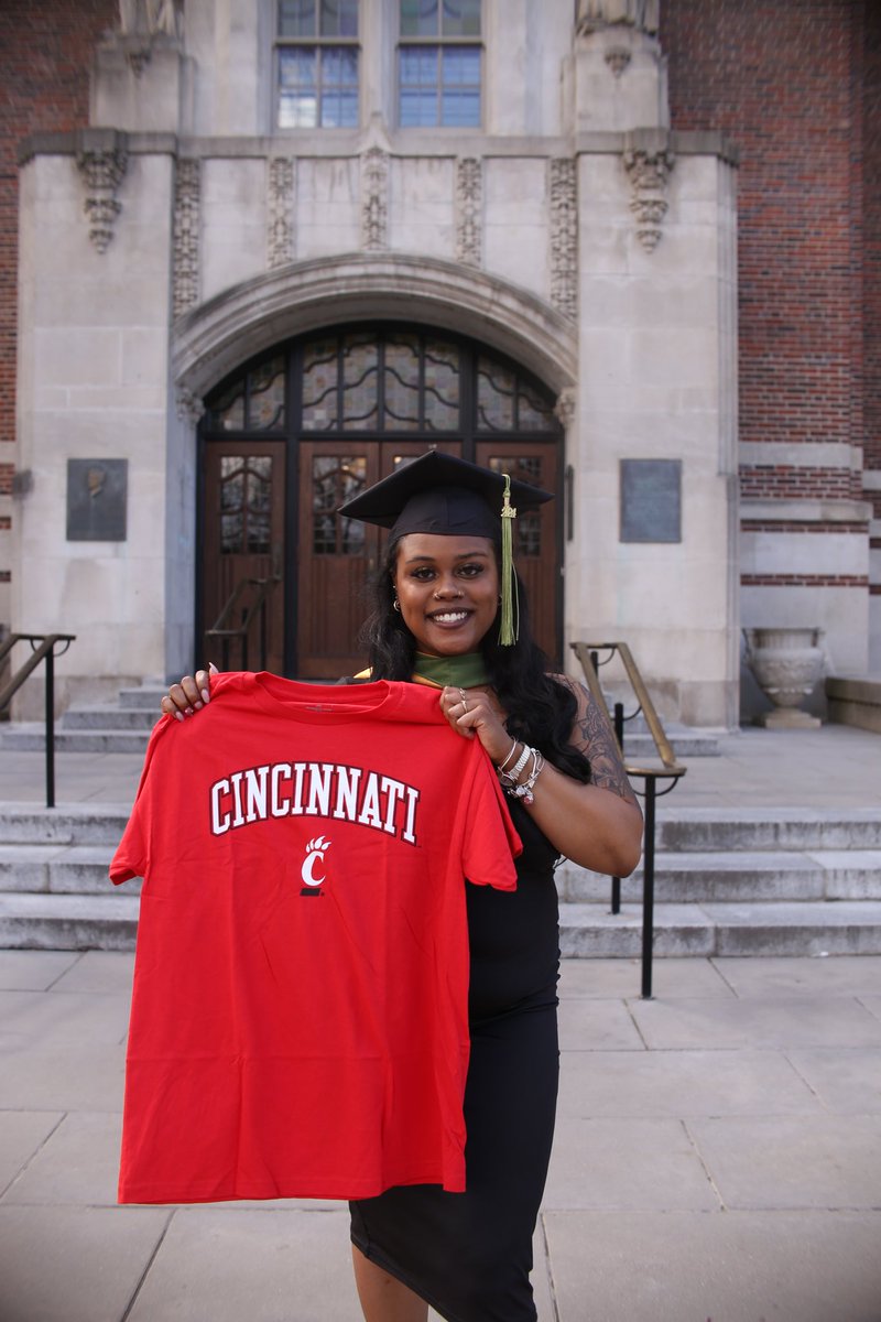 -Inaugural cohort for the Sport Administration PhD program - Yates Fellowship Recipient - Graduate Scholarship -Graduate Assistantship Another fully funded degree on the way. Cincinnati, let’s get to work. 🤭🐾
