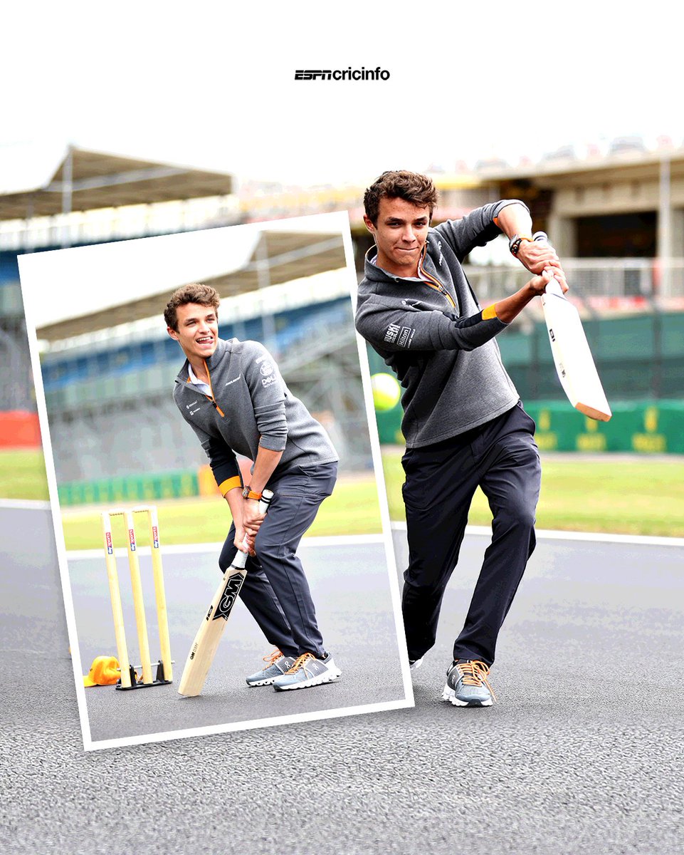 Lando Norris knows how to drive 🏏🏎️ The newest Formula 1 Grand Prix winner is a cricket fan! #MiamiGP