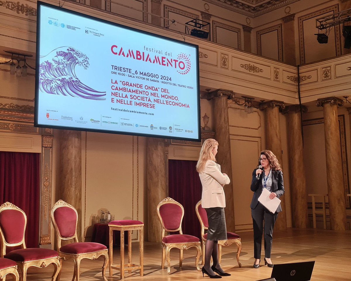 A Trieste per la 3ª edizione del Festival del Cambiamento di  @camcomvengiulia e @Ambrosetti_ ho parlato di #IA #lavoro e #Politichesociali 

Leggi di più ➡️ mariateresabellucci.it/ia-per-il-gove…