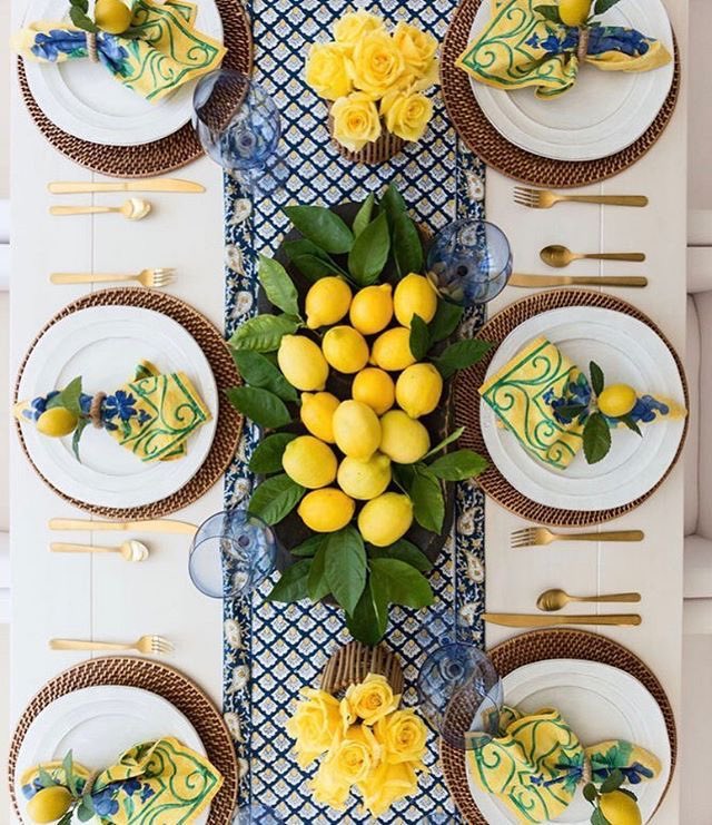 RestingDollface's tweet image. But if you’re like me w/ a neutral table setting (mine are white), & you want to make it fancy, you want to capture the blue & lemon, you can add a blue table runner over the white table cloth, fun napkins, add lemons/tulips/roses, & voila! Instant luxury! 🤩
#LookForLess