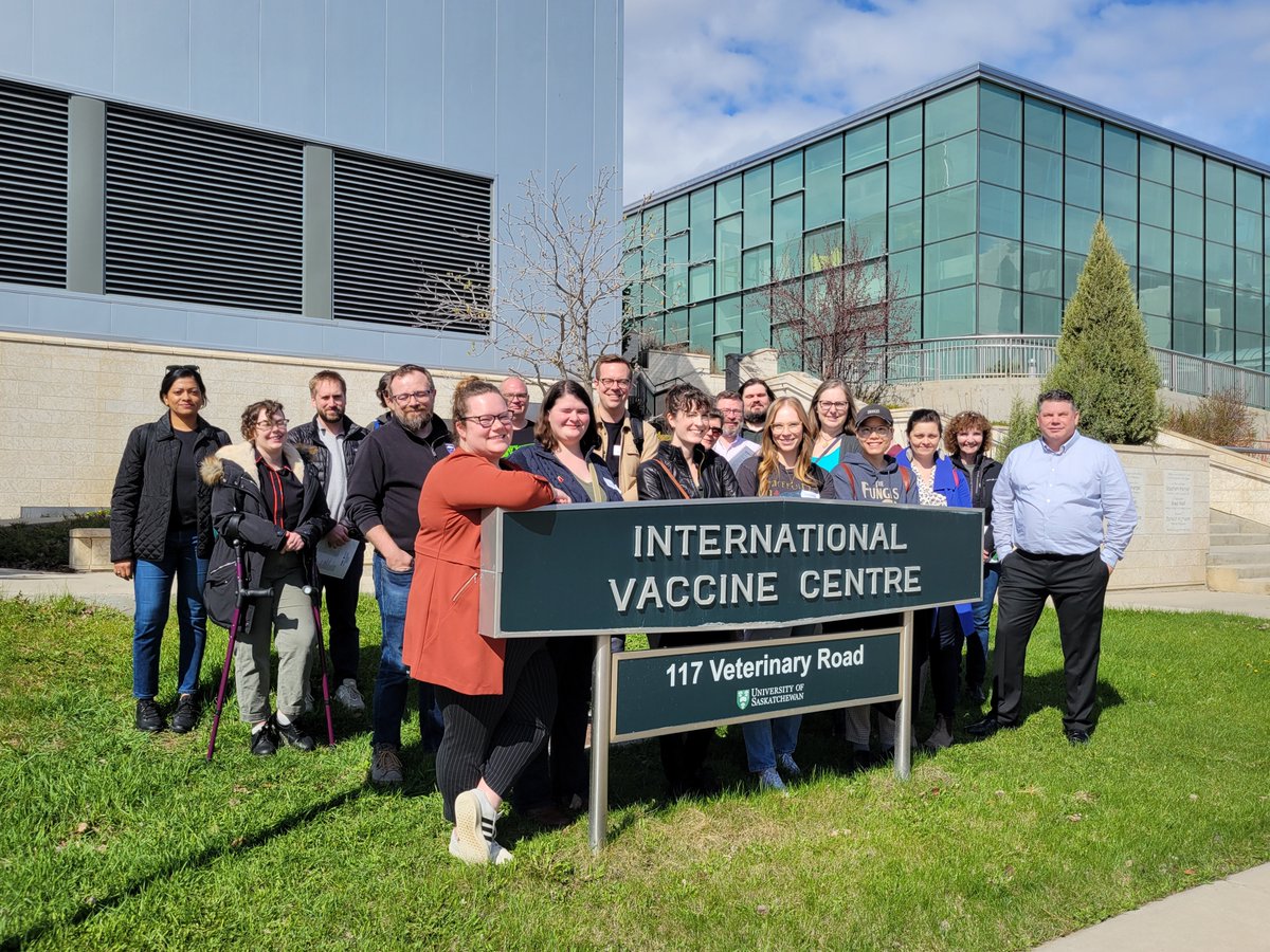 It was a pleasure touring @SWC_Can attendees around VIDO this weekend! Thanks for coming! #scicomm