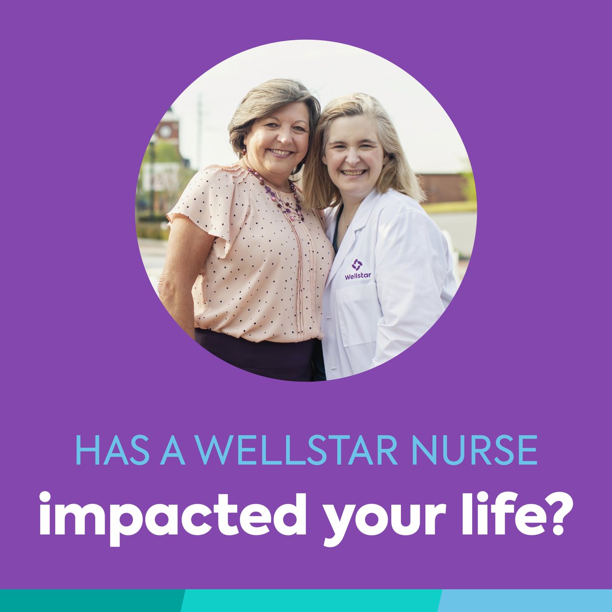Wellstar proudly supports National Nurses Week. Please consider making a gift to the Wellstar Foundation in a nurse's honor. Your support directly benefits our nurses by providing resources, training opportunities and innovative programs. Give today at spr.ly/6016jjA3u.