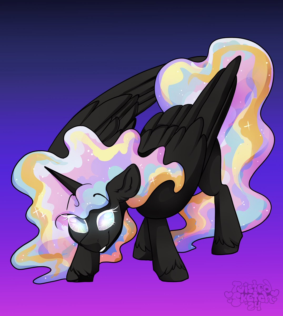 Studio Cinemagic (@studiocinemagic) on Twitter photo “Memoria’s transformation into 𝙉𝙞𝙜𝙝𝙩𝙩𝙞𝙢𝙚 𝙎𝙥𝙚𝙘𝙩𝙖𝙘𝙪𝙡𝙖𝙧 is absolutely nothing like mine into Nightmare Moon. According to my sister, whatever their arrangement is, it has always appeared to be completely and organically mutual.”
Art by <a href="/twisted_sketch/">Twisted Sketch ✨️ Bluesky ✨️</a> “Memoria’s transformation into 𝙉𝙞𝙜𝙝𝙩𝙩𝙞𝙢𝙚 𝙎𝙥𝙚𝙘𝙩𝙖𝙘𝙪𝙡𝙖𝙧 is absolutely nothing like mine into Nightmare Moon. According to my sister, whatever their arrangement is, it has always appeared to be completely and organically mutual.”
Art by <a href="/twisted_sketch/">Twisted Sketch ✨️ Bluesky ✨️</a>
