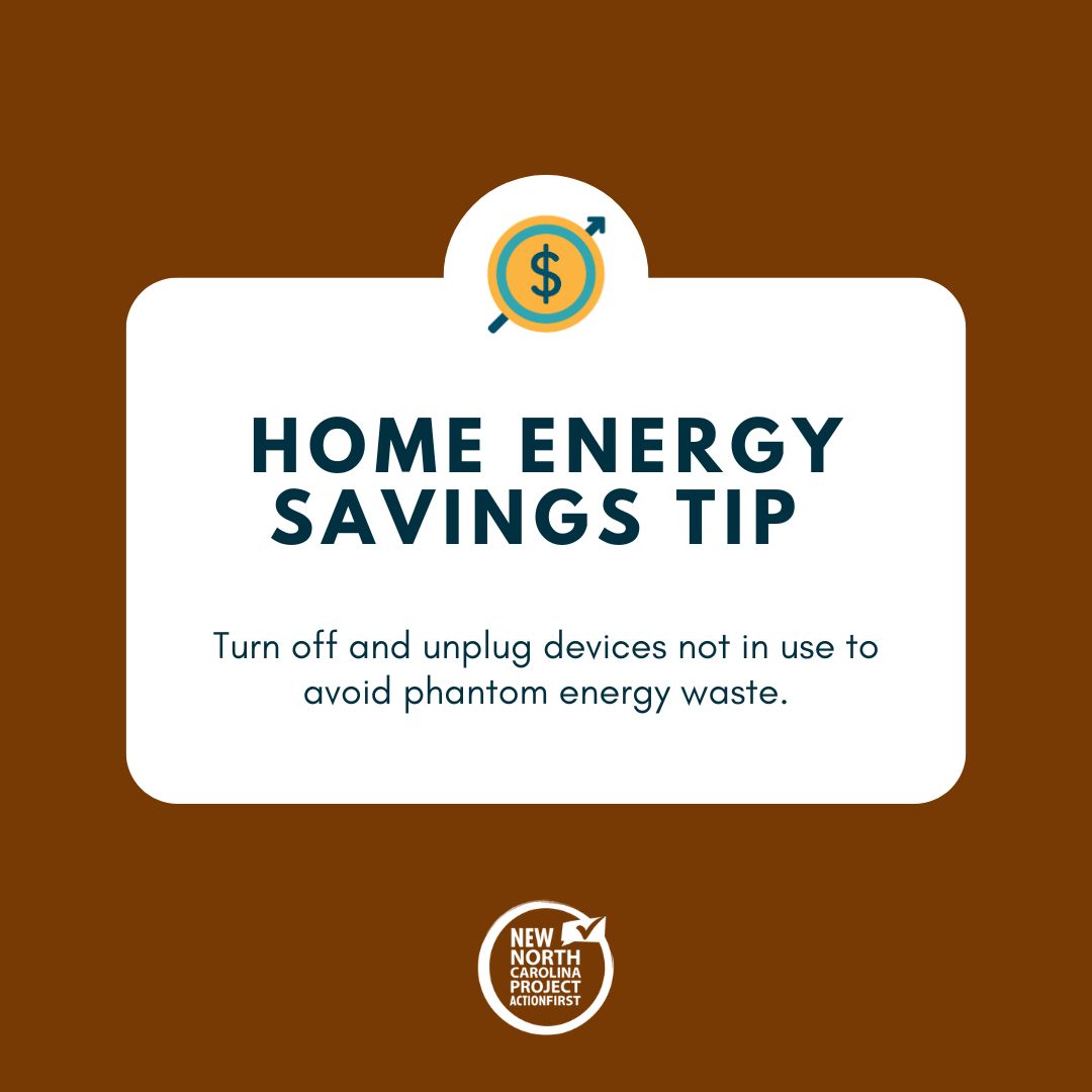 ⚡️ Did you know? Your electronic devices can save you money. Turn off and unplug devices not in use to avoid phantom energy waste. Follow us for more ways you can save energy in your home!

#racialequity #nncpaf #energy #energyefficiency #energytip #energysaving #sustainable