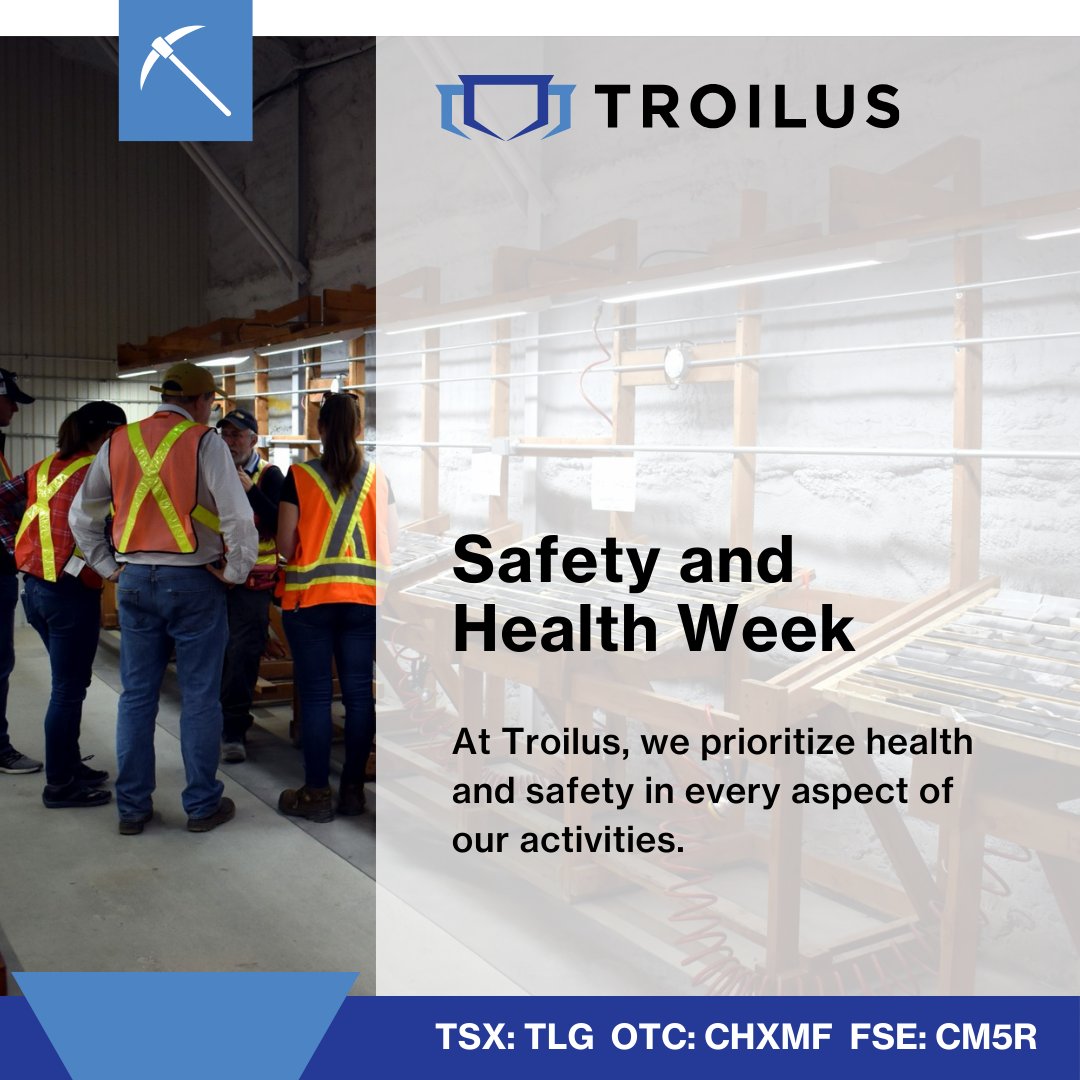 Today marks the beginning of Canada’s #SafetyAndHealthWeek, a key opportunity to highlight our commitment to preventing injuries in the workplace. At $TLG, we prioritize health and safety in every aspect of our activities. Learn more here: troilusgold.com/sustainability… $CHXMF $CM5R