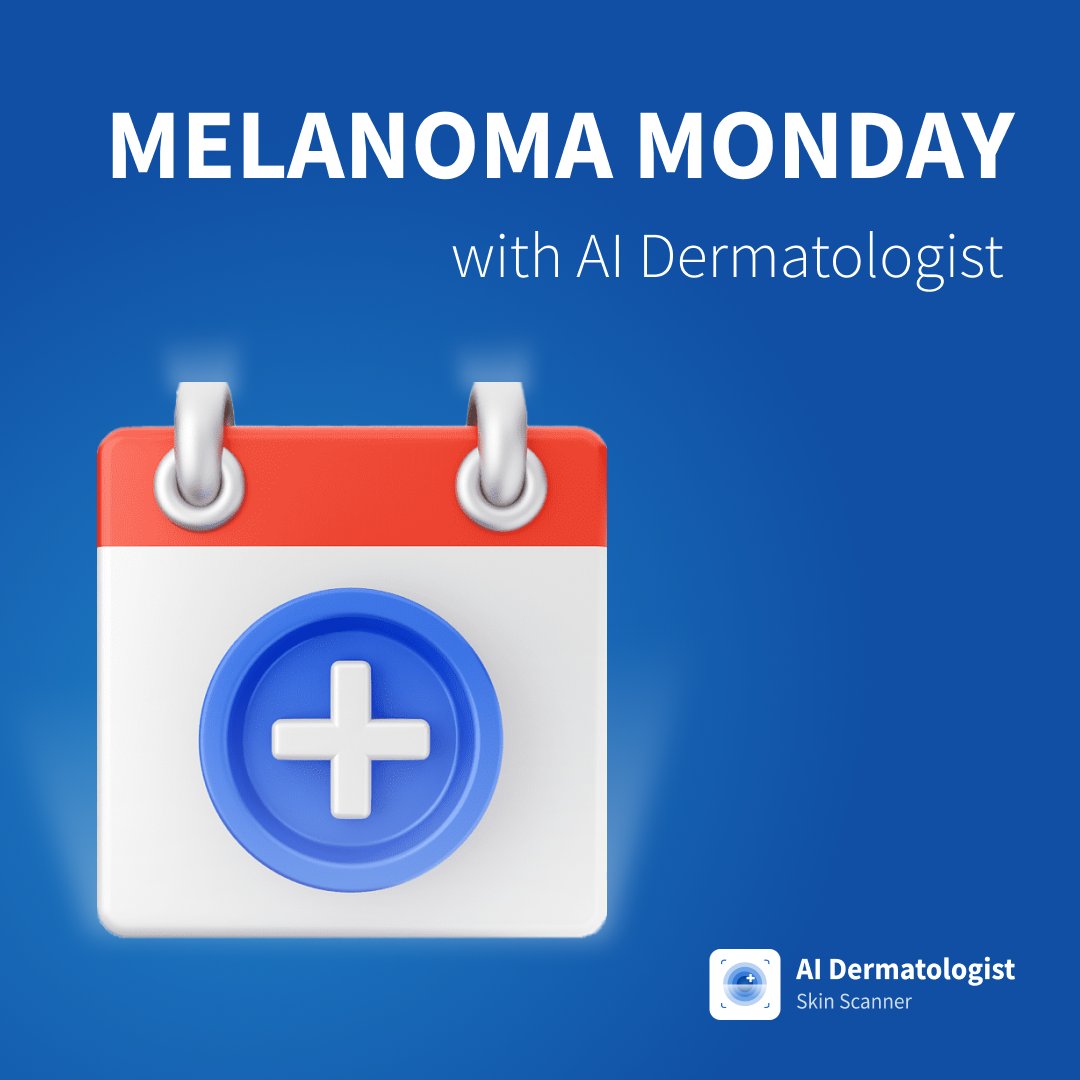 The first Monday in May is #MelanomaMonday, a day on which the AAD promotes the importance of self-exams and encourages everyone to develop a lifelong habit of checking their skin for signs of #skin_cancer.
You can check your #moles yourself with the help of #AI_Dermatologist.