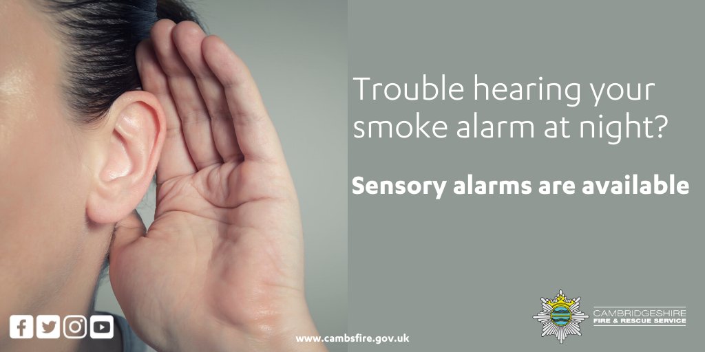 If you have a hearing impairment, would you know if your smoke alarm went off at night? 🔊👂 Did you know there are specialist sensory alarms available with a vibrating pad you can place under your pillow? Find out more ➡ orlo.uk/3c7w4 #DeafAwarenessWeek