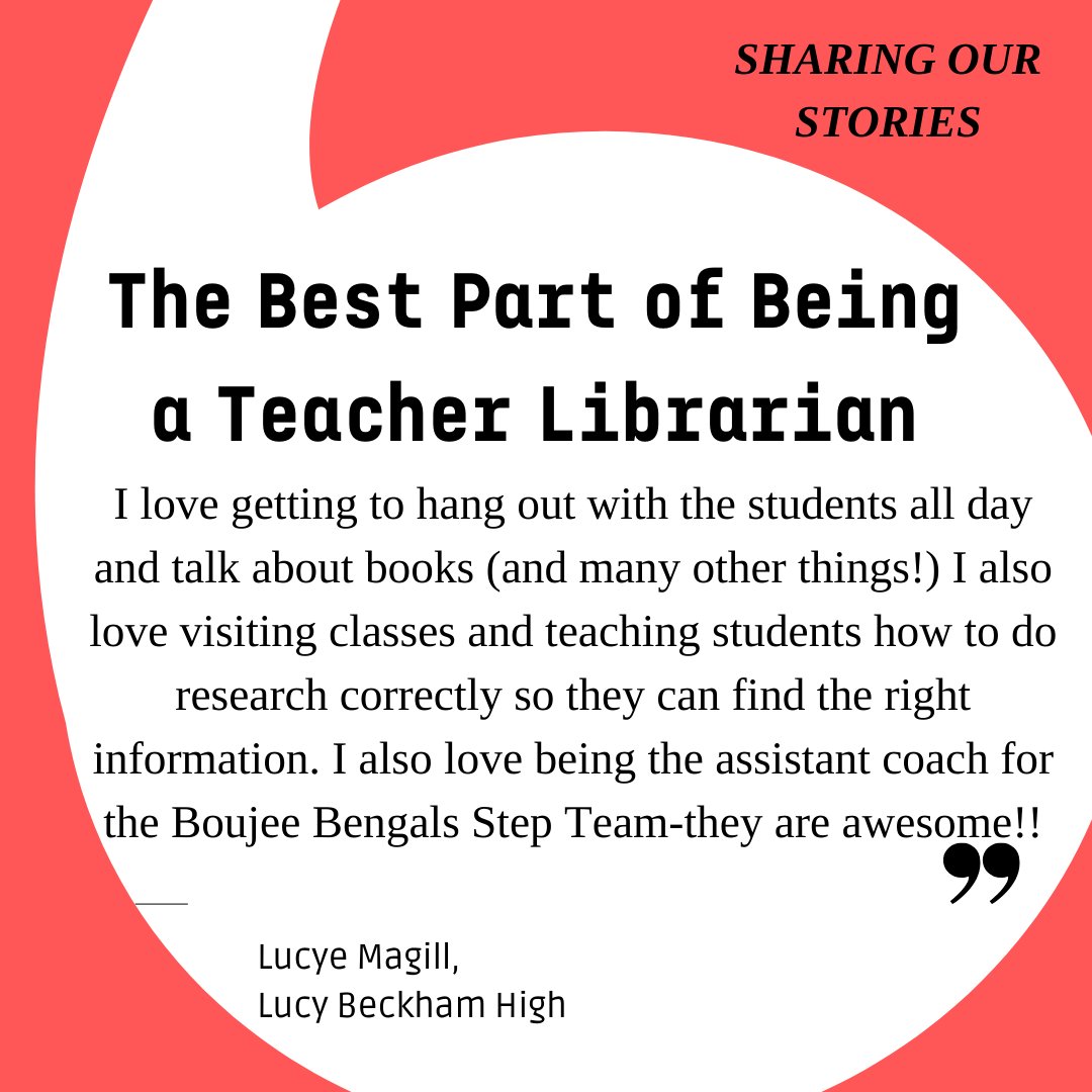 THE BEST PART!  #LetsGoTLs #TeacherLibrarians #SharingOurStories #CCSDLibraries forALL @CCSDConnects @SCASLnet