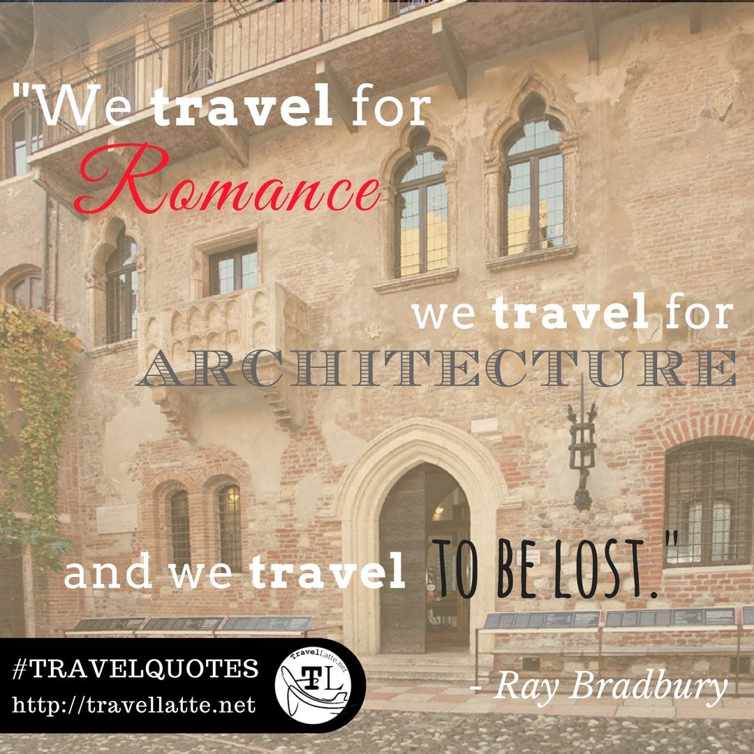 #MondayMotivation: 'We travel for romance, we travel for architecture, and we travel to be lost.' No wonder #travel is booming bigger than ever! bit.ly/2uecqd3 #travelquotes