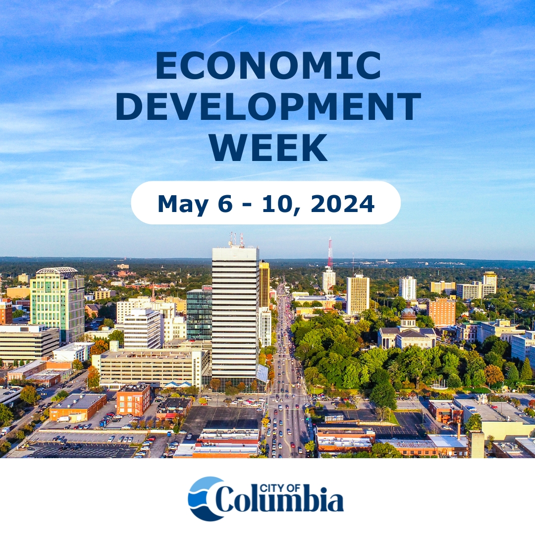 It’s national #EconDevWeek, a time for #ColumbiaSC to spotlight local programs that help bring jobs to our area and improve the quality of life for our community. In 2023, the City welcomed 1,253 new businesses and looks forward to another year of growth in 2024!