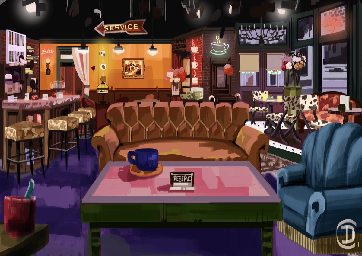 20 years ago this coffee shop closed its doors #friends #centralperk