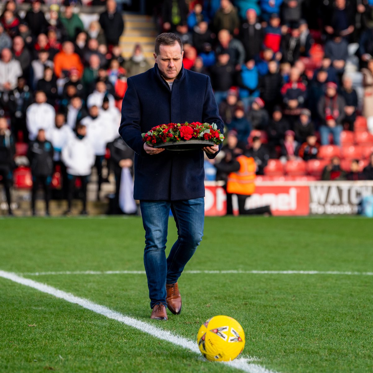 With it being #ThrowbackThursday, we thought we would share a picture from January when John Byrne laid a wreath on @ftfc's pitch as part of their annual memorial fixture 🌹 ☎️ 01253 863022 | 💻 jtbyrne.co.uk