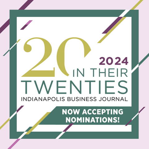 We are looking for Indiana’s up-and-coming leaders in business, the arts and culture, philanthropy, and community service. If you know someone under 20 who excels beyond expectations nominate them now! Read more about IBJ's 20 in their Twenties here: ow.ly/jvfC50RxiyE