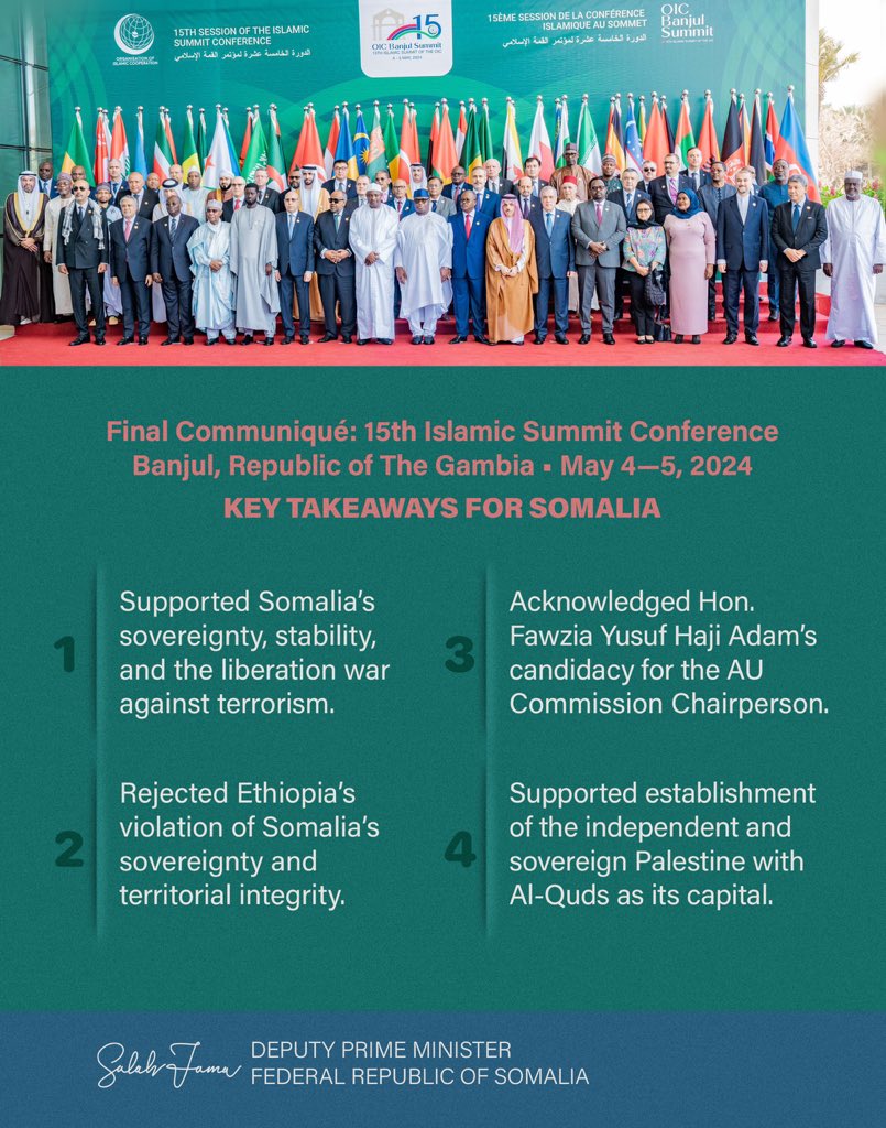 Key takeaways of the Communiqué of the 15th Islamic Summit Conference in Banjul, Republic of The Gambia.