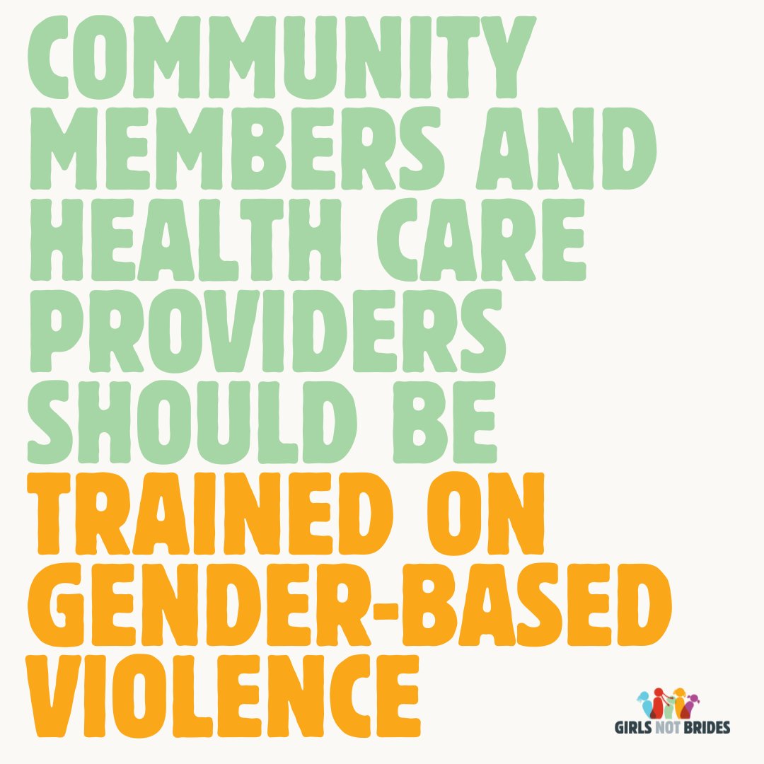 Let's prioritise training for community members and health care providers on #GenderBasedViolence.

🔧Equipping professionals with the tools to offer referrals to legal, social, and child protection services is crucial!

#HealthForAll #PreventGBV 

@KCCAUG @GirlsNotBrides