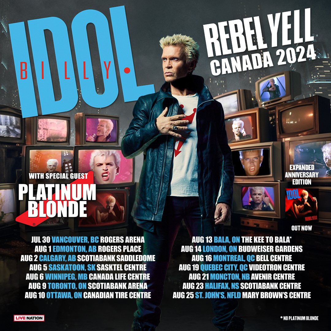 New date added to the Canadian tour! August 13 at the Kee to Bala in Ontario. IDOL fan presale tomorrow from 10am to 10pm with passcode BFICANADA. ticketmaster.ca/event/100060A2…