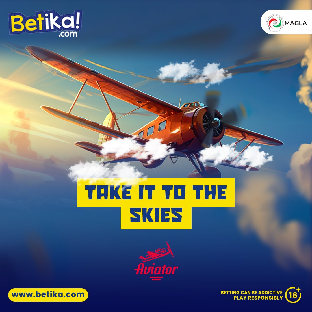 Sky is the limit!

Jump on the plane and fly to the MILLIONS now🥳🔥

Play now: betika.com/en-mw

#BetikaMalawi #Betika