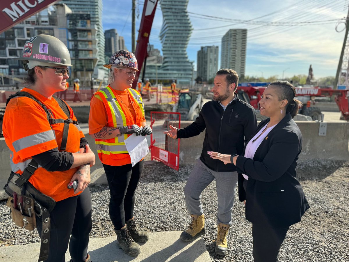 In our 5th #WorkingforWorkers bill,  we’re encouraging more women to start a career in the skilled trades👷‍♀️👩‍🏭👩‍🔧

✅ requiring menstrual products on construction sites — 1st in 🇨🇦 
✅ protecting workers from virtual harassment 
✅ requiring clean&sanitary washrooms 

🤝@Charmomof5