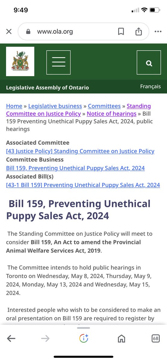 I mean I love puppy’s but Bill 74 will save lives and has been sitting for over a year.  How is this top priority for the @OntarioPCParty?  How is this the Bill that’s picked up in committee?  I’d like answers @PaulCalandra @fordnation ? #PassBill74Now #onpoli