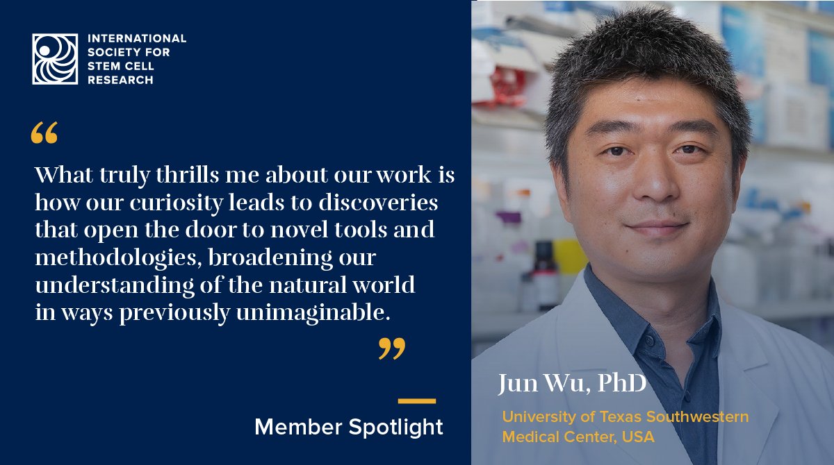 From earning the #ISSCR Outstanding Young Investigator award to organizing our 2024 Earth Day webinar, Dr. Wu’s dedication to the stem cell community is inspiring! Read his Member Spotlight to learn how he became interested in his research👉 ow.ly/UN5N50Rmxxn @leo_jwu