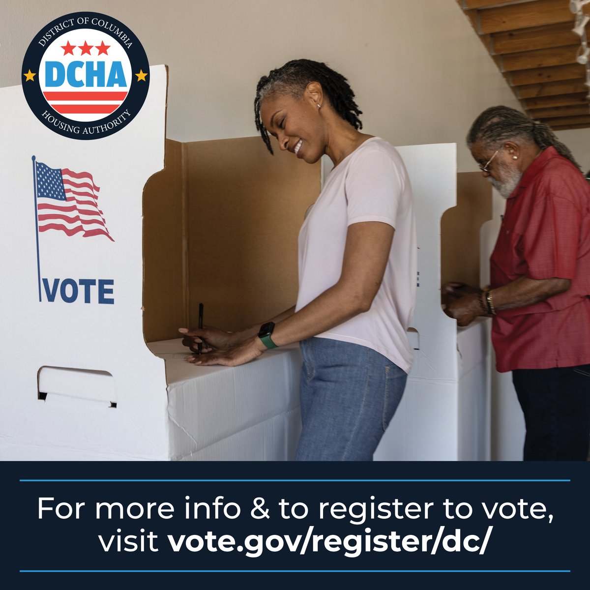 Have you registered to vote yet? 🗳️ May 14 is the deadline to register to vote online or by mail – just in time for #DCPrimaries on June 4. For any questions or concerns, visit vote.gov/register/dc/