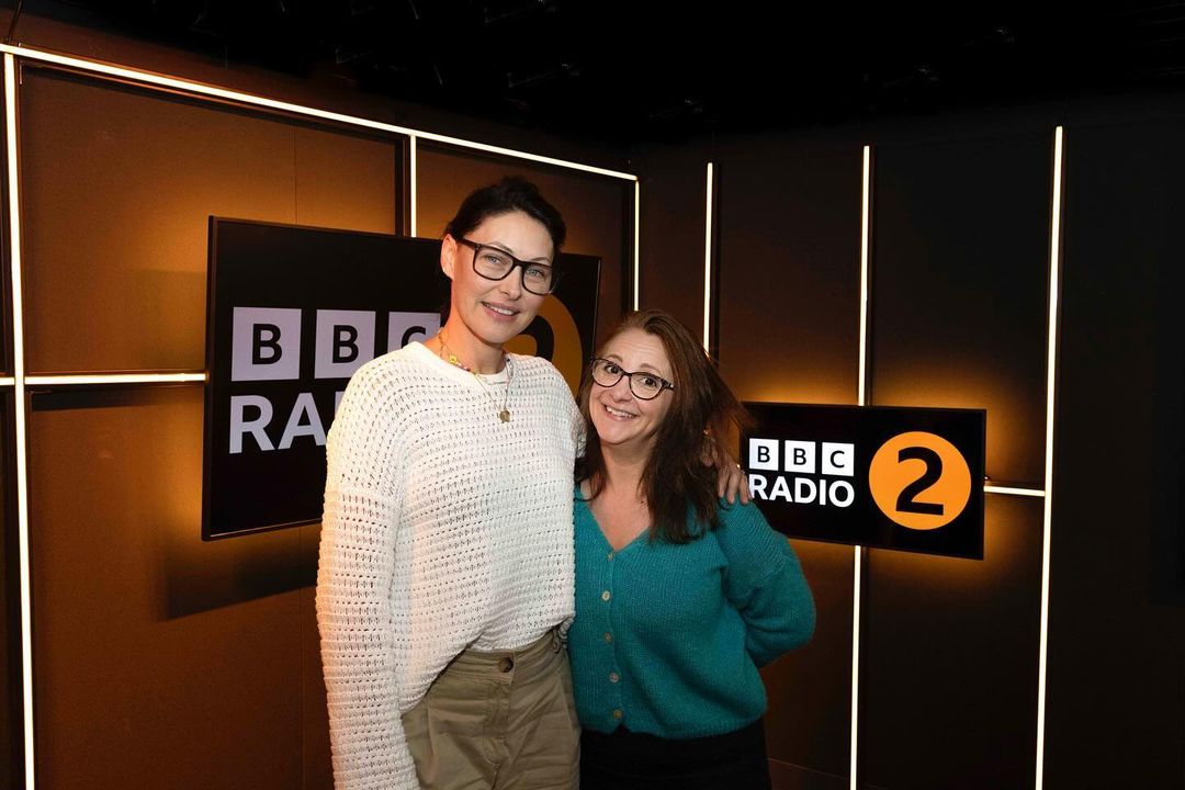 Our Lucy P dropped into @BBCRadio2 to chat with @EmmaWillis about new tour #NoRegrets. ❤️ Tune in on @BBCSounds: shorturl.at/pzPZ2