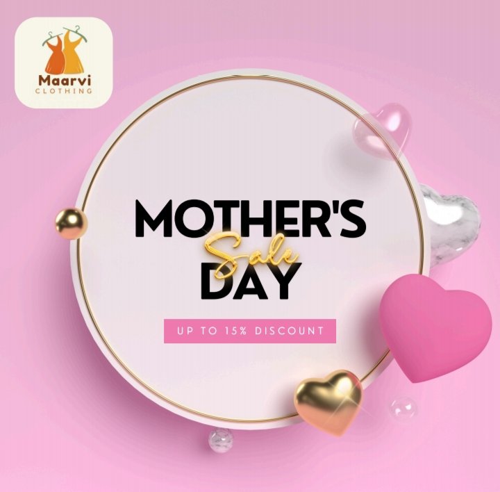 Make this Day Special for your Mothers with Maarvi Clothing..🩷
#MotherhoodMagic #love #HappyMothersDayMom #MomLifeMagic #motherhoodjourney #family #motherhood #giftideas #giftshop #handmadegifts #fathersdaygifts #momlifestruggles #mamalife #flowerpower #mothersdaygiftideas2024