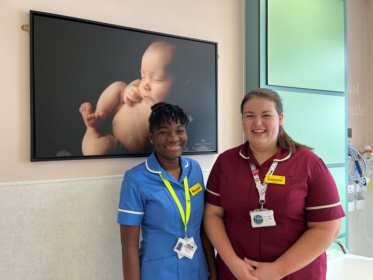 “My experience here has meant I can station myself with one-to-one care, build a relationship with the woman, give choices and explain the process with the knowledge behind my decisions and actions,” – Mariam Labinjo, midwife, who recently joined our team from Ghana #ThankYou