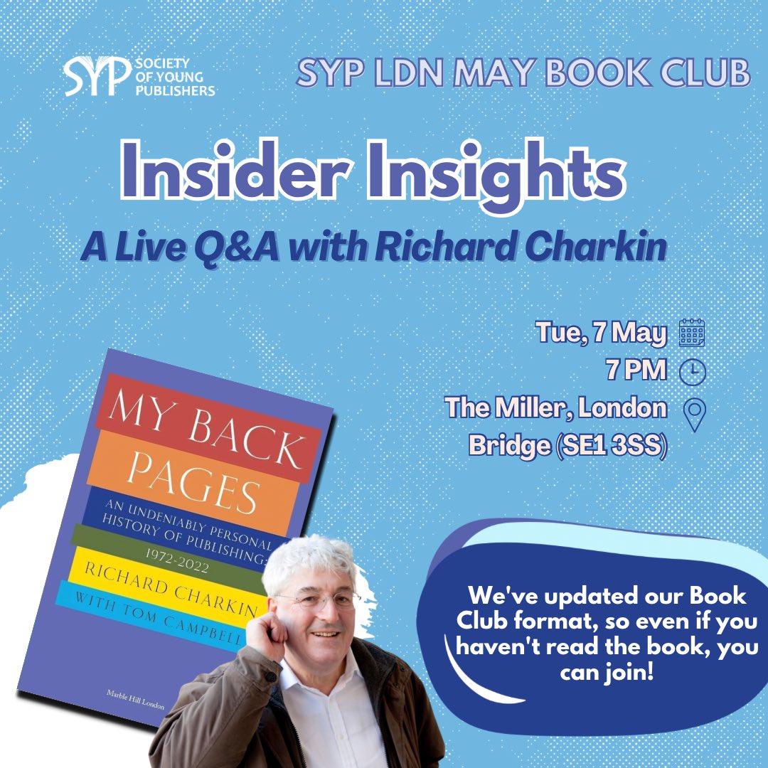 📚 Transitioning from book club to dynamic Q&A! Join 'Insider Insights' with Richard Charkin—no need to have read the book. Bring your copy if you have it and dive into publishing secrets! 🌟 Secure your spot at the 🔗 in bio! #InsidePublishing #AuthorTalk #LiveQandA