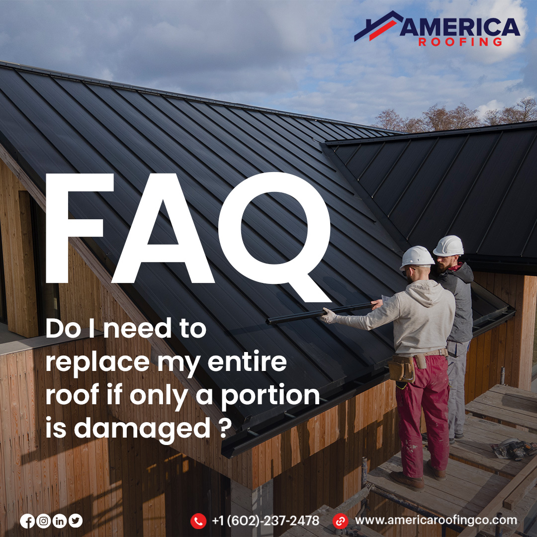 Localized damage may only need repair, but extensive or older roofs may benefit more from replacement. 

Contact us to find the most effective, cost-efficient solution.

 #RoofingSolutions #RoofRepair #RoofReplacement #HomeImprovement #HomeMaintenance