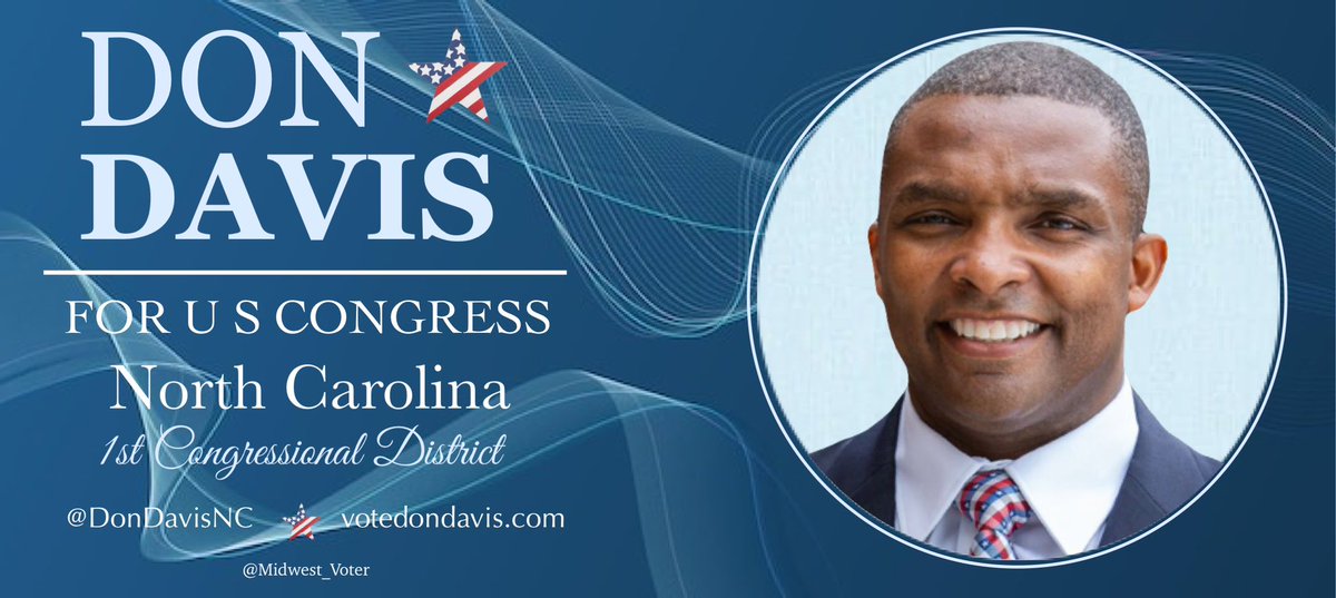 As Mayor of Snow Hill and 6 term State Senator  @DonDavisNC fought to have the government work for the people. He is running for Congress to continue to fight for eastern North Carolina in Washington.

 #DemVoice1   #ONEV1 #BLUEDOT #LiveBlue #ResistanceBlue