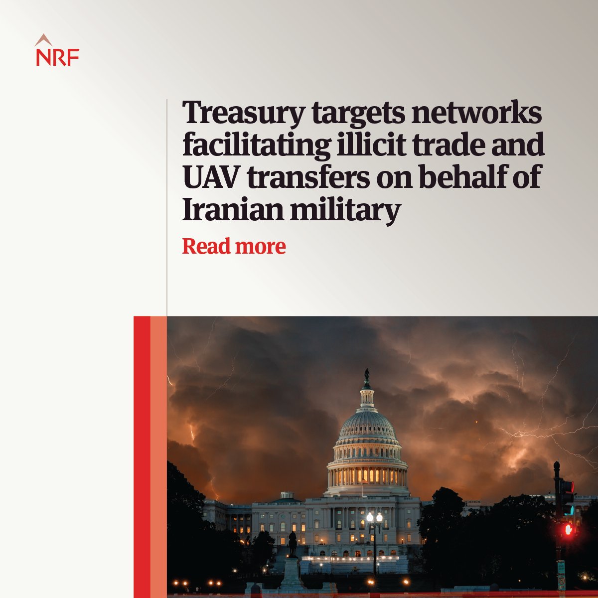 Kim Caine, Utsav Mathur, Cat McManus and Mikkaela Salamatin review the implications and impact of the recent Treasury Department sanctions targeting networks involved in financing and facilitating the secret sale of UAVs on behalf of the Iranian military. ow.ly/3FZJ50Rwg4o