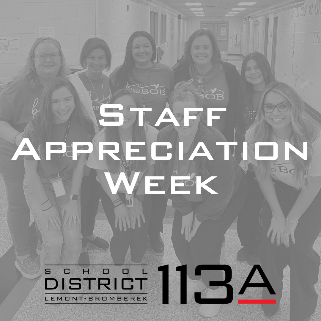 It’s Staff Appreciation Week! Thank you to all of our staff members who work hard to educate our learners and put them first every day. How will you show appreciation for staff this week? #SD113A