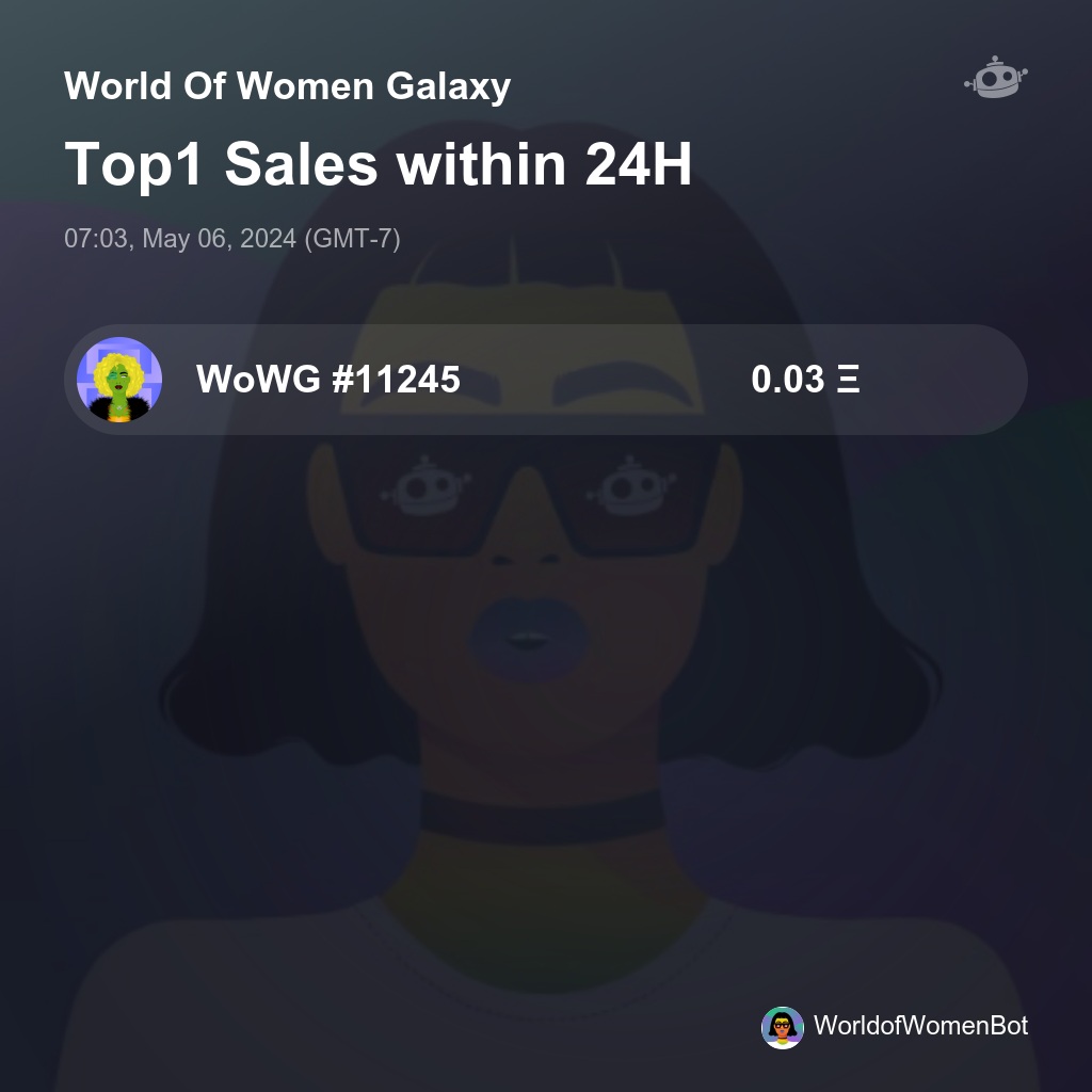 World Of Women Galaxy Top1 Sales within 24H [ 07:03, May 06, 2024 (GMT-7) ] #WoWG #WorldOfWomen #WoW