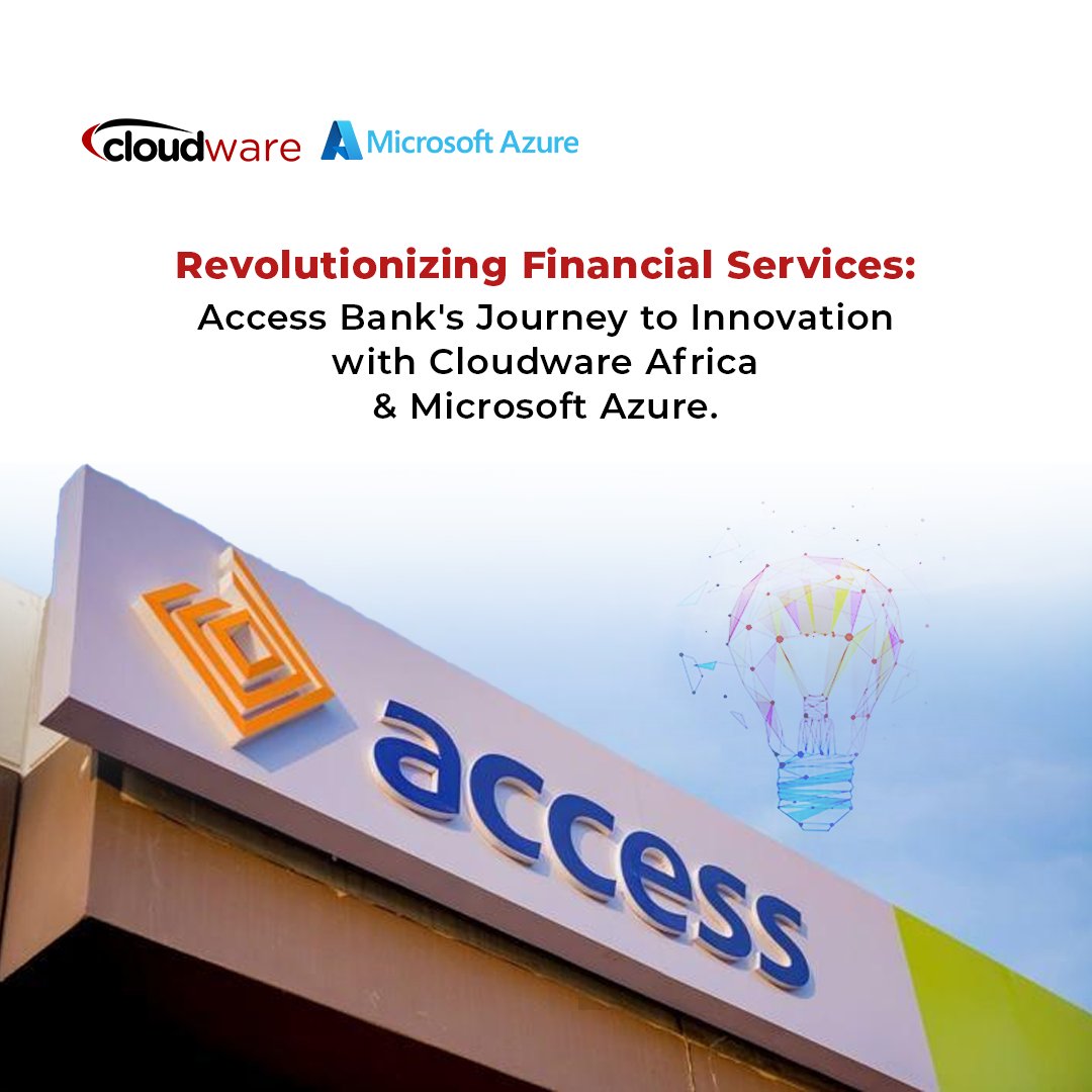 Access Bank partnered with Cloudware Africa to deploy a cutting-edge digital solution powered by Microsoft Azure.

Read full details here: ow.ly/SLR750Rx9yy

#AccessBank #RiskManagement #MicrosoftAzure #CustomerStories #DigitalTransformation