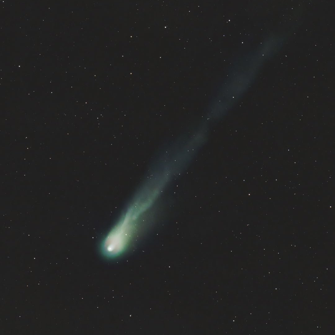 Großartiges Bild des Kometen 12P/Pons-Brooks, aufgenommen am 25.03. mit der 'Omegon Kamera veTEC 571 C Color 📷':
ow.ly/105Z50Rx7RA

Danke an Christoph Dollinger für dieses beeindruckende Bild 😍
Instagram: ow.ly/g3PR50Rx7Rz