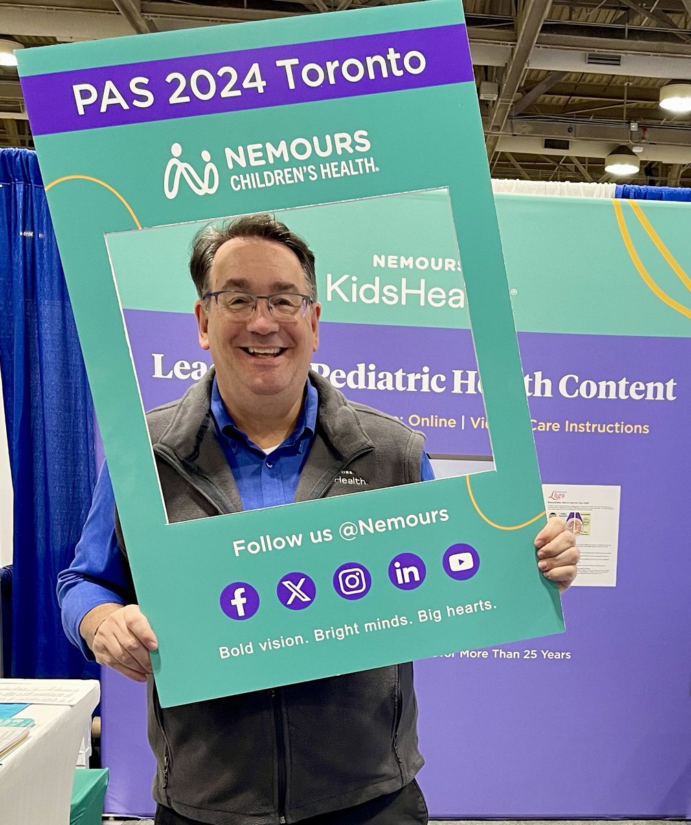 While you’re here at the @Pediatric Academic Societies Meeting #PAS2024 picking up fun swag, come learn about #Nemours® #KidsHealth® licensable health education content. Interested? Swing by our booth 829 or contact me at Santoro@KidsHealth.org.
#PedsContent #PatientEngagement