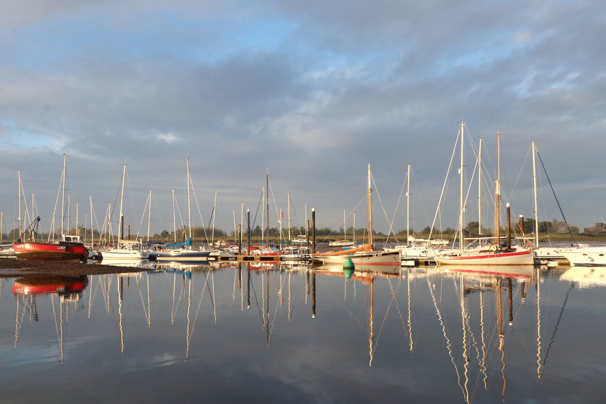 Hometown Brightlingsea  Harbour  reflections.