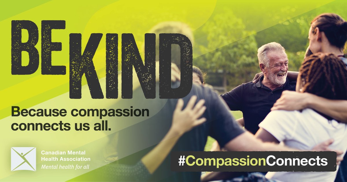 It's #MentalHealthWeek! The theme is Be Kind, #CompassionConnects. Demonstrating compassion through caring actions and kindness can positively impact mood. See what we have going on this week to celebrate #mentalhealthweek24: ow.ly/CGKS50RxfOq