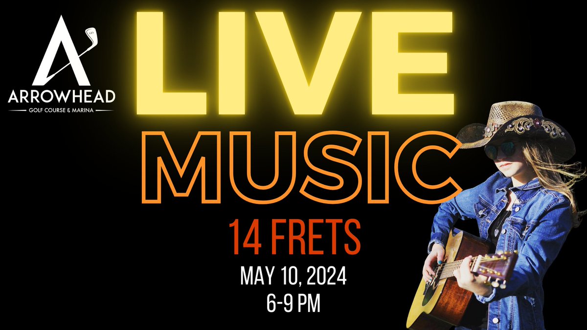 We always love having @14 Frets Music perform at Arrowhead! Come enjoy this incredible young talent as she entertains you with a mix of country, rock & roll, hip-hop and pop. She even takes requests! Check out her list and come ready to hear your favorites:loom.ly/GvbvelM